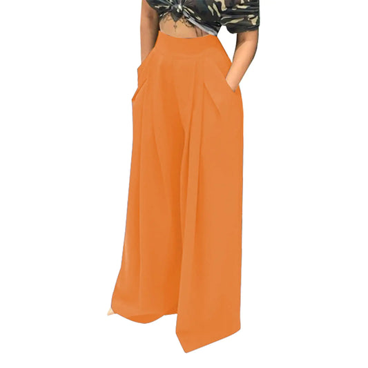 MHGFELKY Womens Stretchy Wide Leg Palazzo Lounge Pants - Kia Day Design