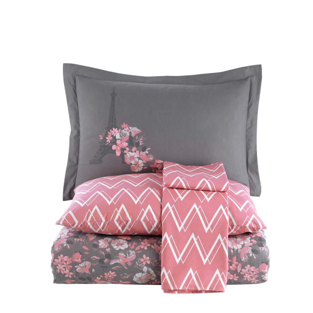 Hobby Alanza Powder - Poplin Double Duvet Cover Set Kia Day Design