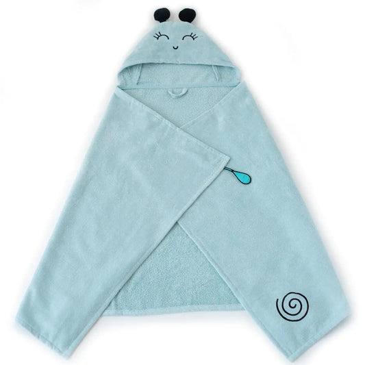 Milk&Moo Sangaloz Velvet Hooded Baby Towel Kia Day Design