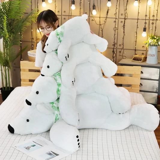 Giant Polar Bear Plush Toy Kia Day Design