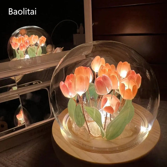 Handmade Tulip Night Light Kia Day Design