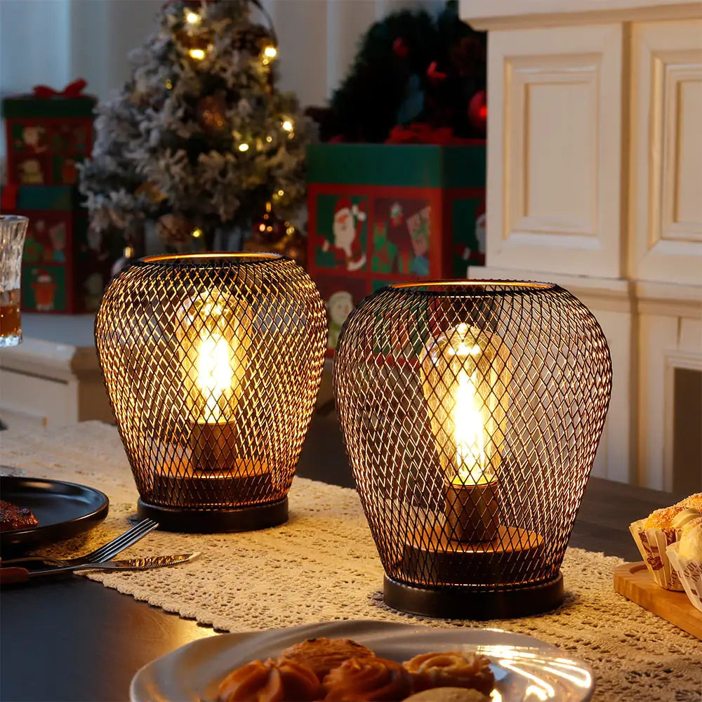 Metal Cage Table Lamp Kia Day Design