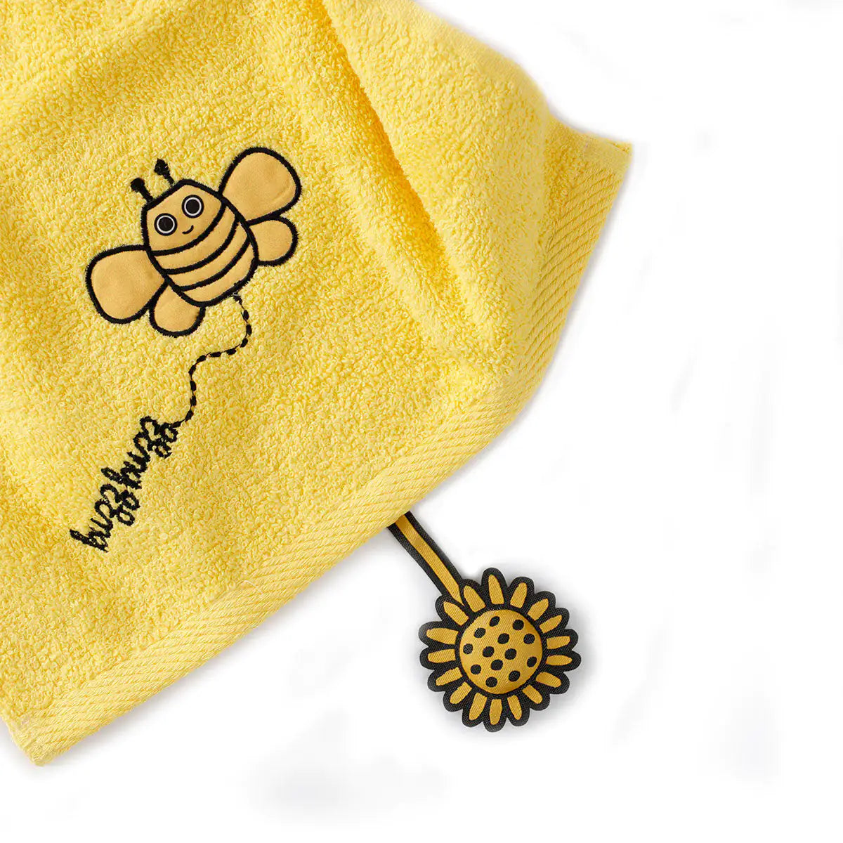 Milk&Moo Buzzy Bee Baby Towel Set of 2 Kia Day Design