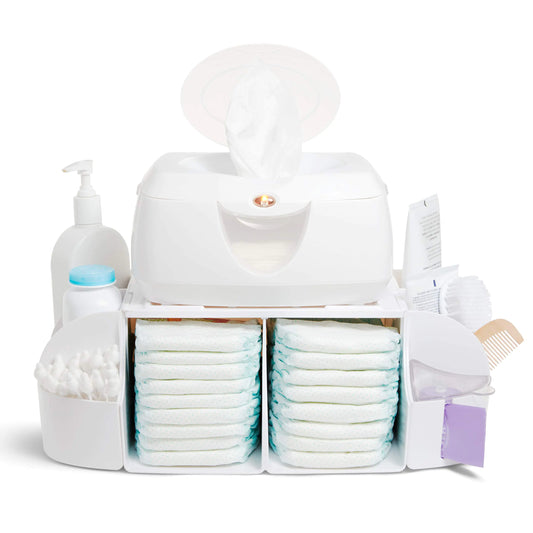 Munchkin Diaper Change Organizer - - diaper organizer