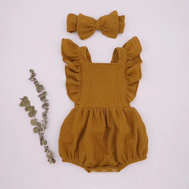 Organic Cotton Summer Baby Girl Clothes Kia Day Design
