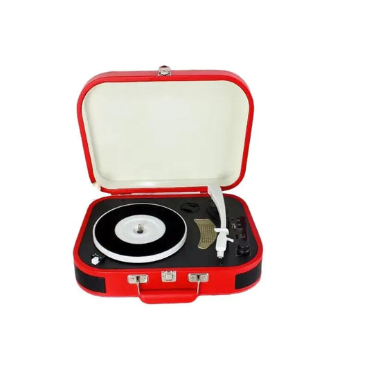 Retro Bluetooth Vinyl Record Player and Speaker Unit - Kia Day Design