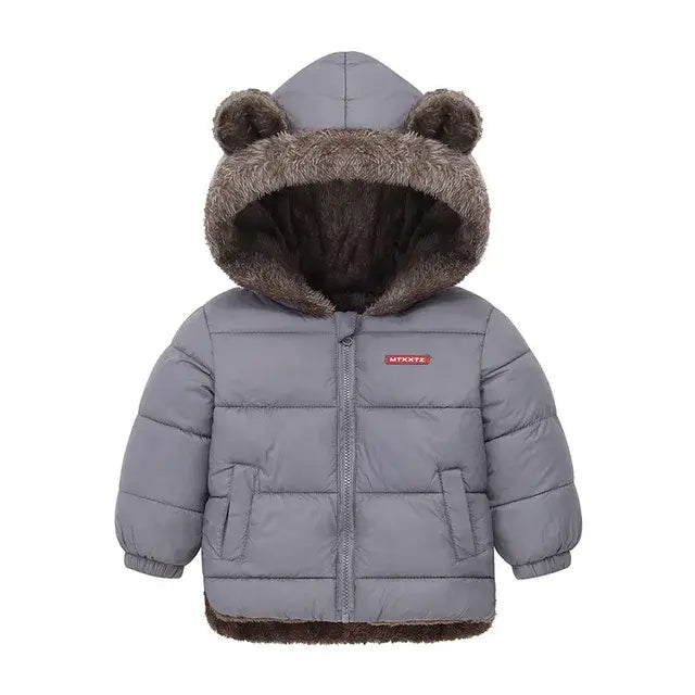 Children's Thick Fleece Coat Kia Day Design