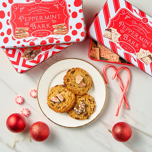 Chocolate Peppermint Bark Giftable Food Set of 3 - - food