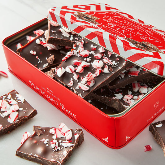 Dark Chocolate Peppermint Bark Giftable Food Set - - candy