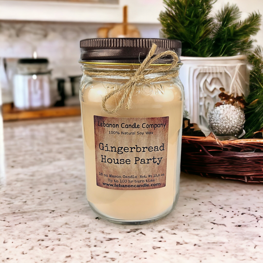 Gingerbread House Party Candle - - Candles & Melts