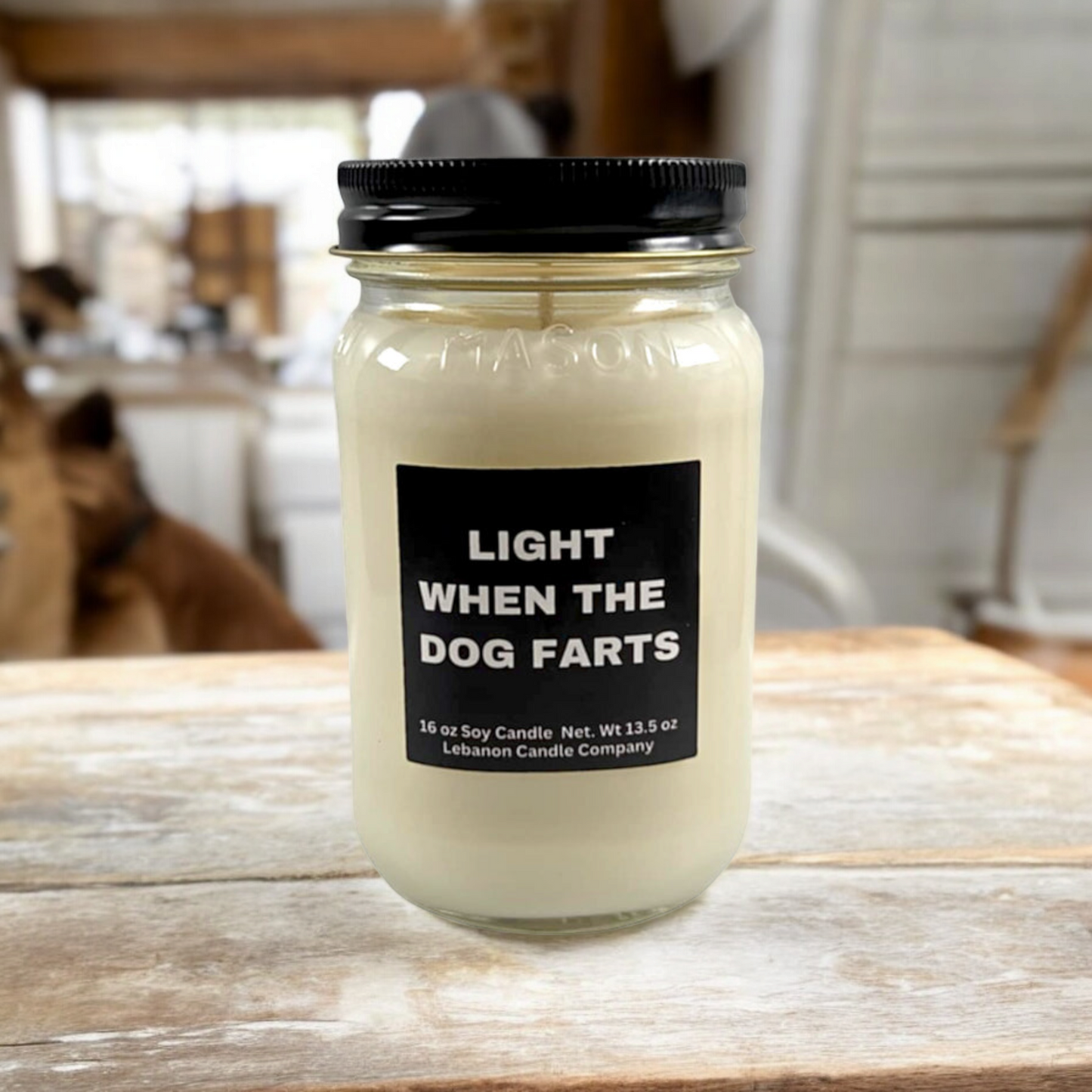 Light When The Dog Farts Funny Candle - - Candles & Melts