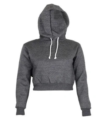 Women's Solid Crop Hoodie - Kia Day Design