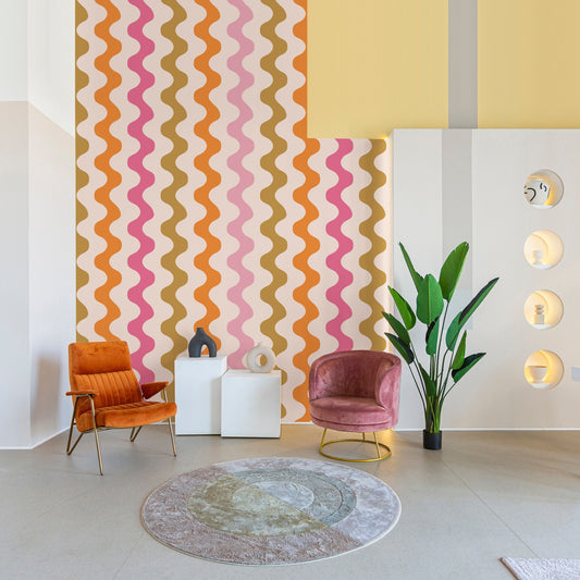 Polly Wallpaper - Peel & Stick LUXE - Wallpaper