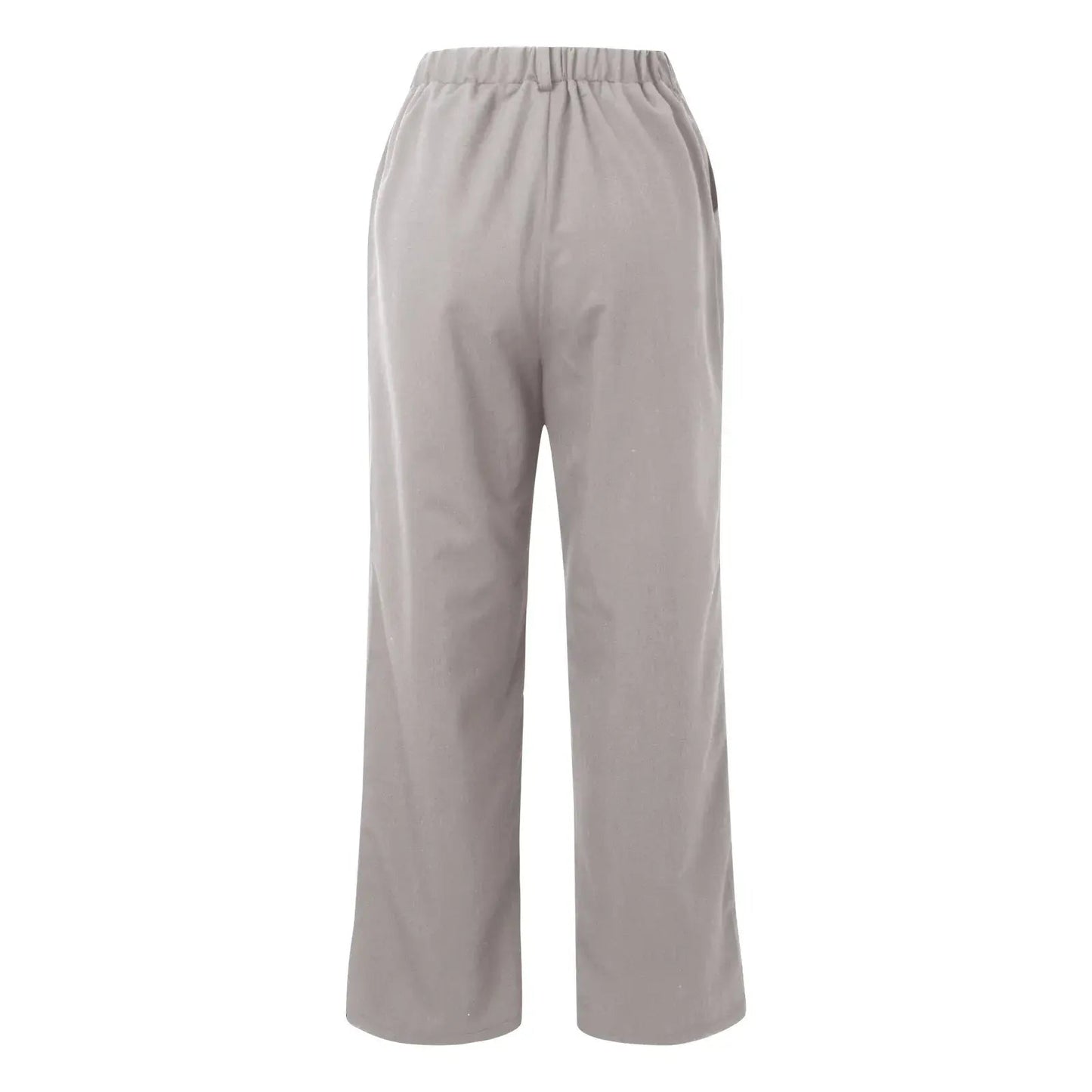 Ladies Solid Wide Leg Pants - Kia Day Design