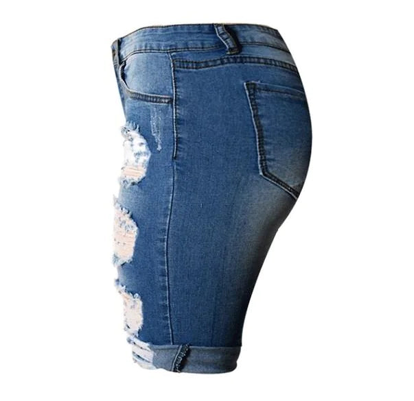 Bermuda Ripped Shorts - Kia Day Design