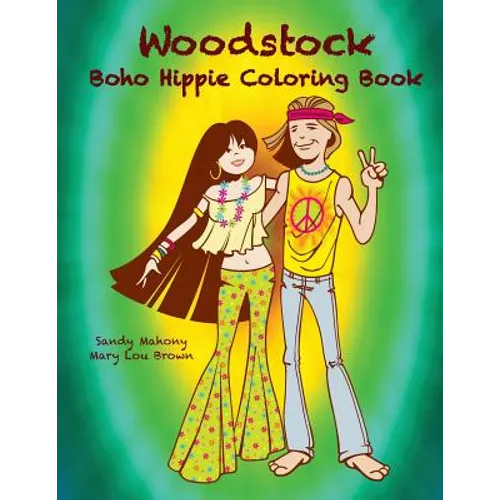 Woodstock Boho Hippie Coloring Book - Paperback- Books by splitShops- {{Product type}}
