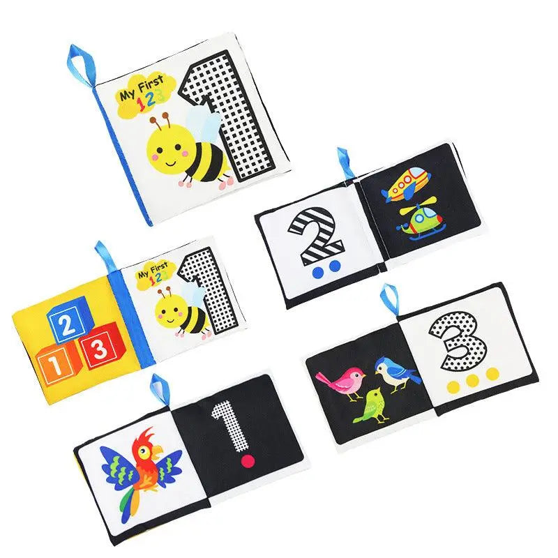 Montessori Baby Visual Cloth Book Digital