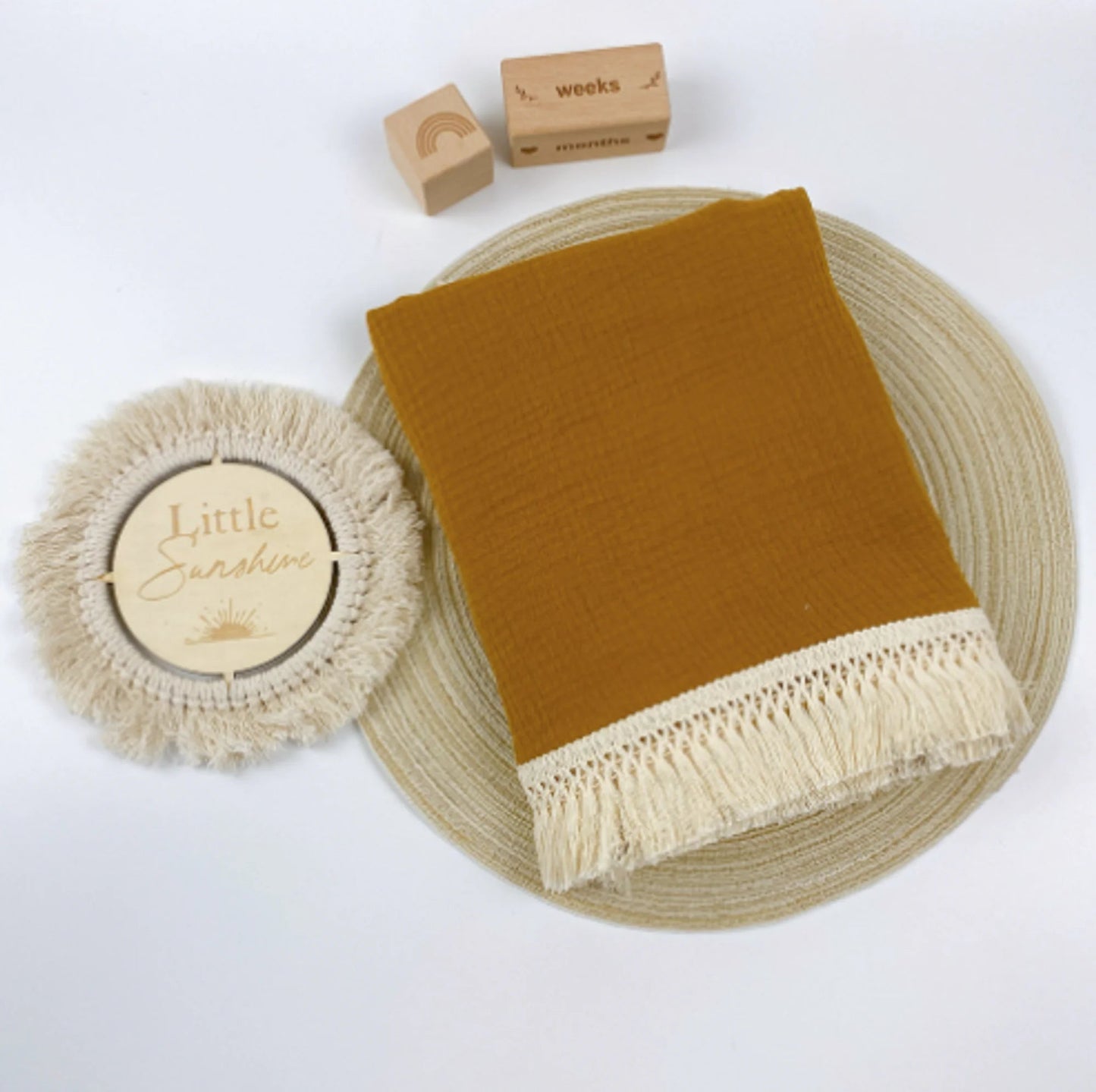 Cute Bear Muslin Cotton Baby Blanket Kia Day Design