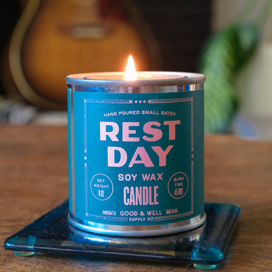 Rest Day Happy Place Candle - - Candles