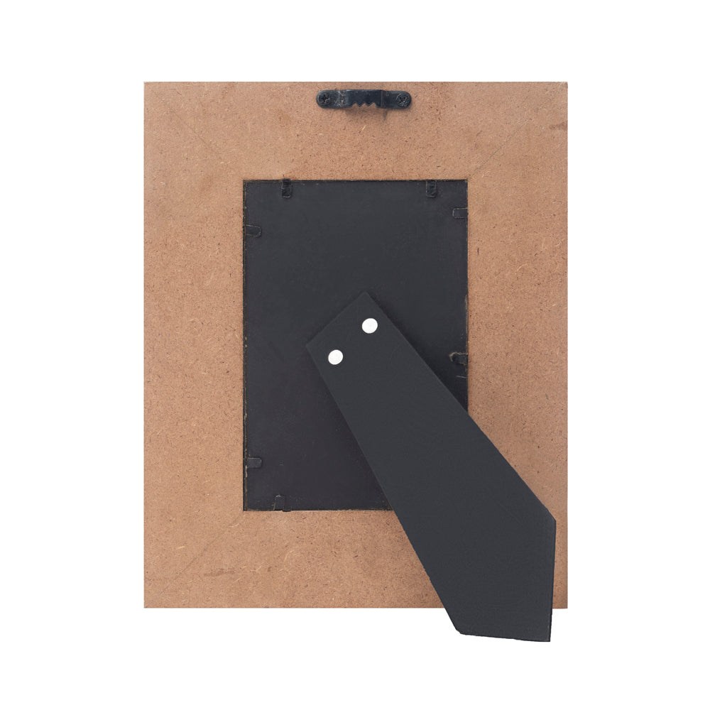 Myra Magnolia Rise Handtooled Leather Photo Frame in Deep Mahogany- Myra USA- {{Product type}}