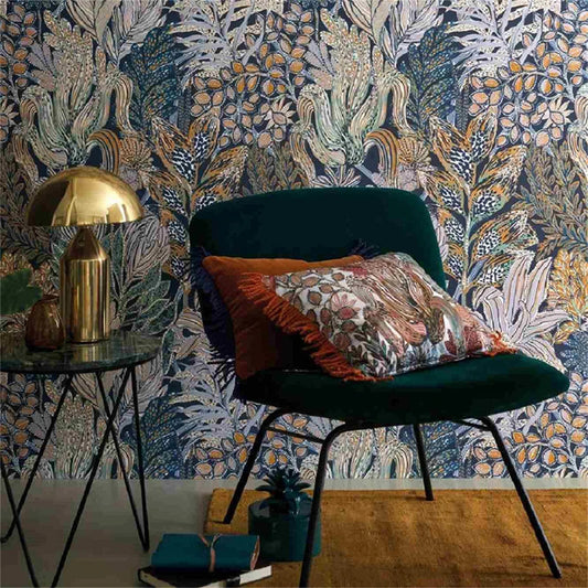 Custom Papel De Parede 3D Luxury Modern Wallpaper Coral Seaweed Hotel Bedroom Decoration Wall Paper Living Room Home Improvement Kia Day Design