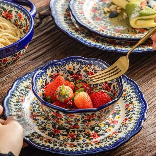 Polish Bowl and Plate Ceramic Tableware - Kia Day Design