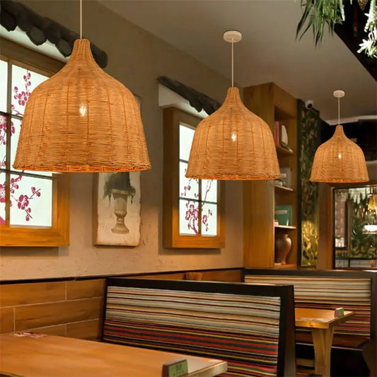 Japanese Bamboo Pendant Lamps Kia Day Design