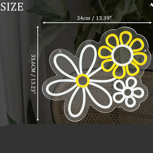 Flower Neon Sign LED Neon Light - - led sign