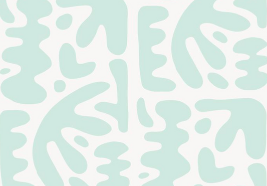 Bubbly Wallpaper Mint - LUXE Peel & Stick - Wallpaper