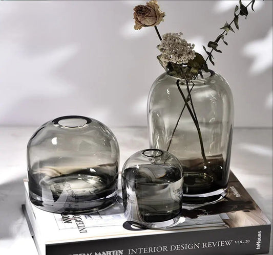 Simple Glass Flower Vase - Kia Day Design