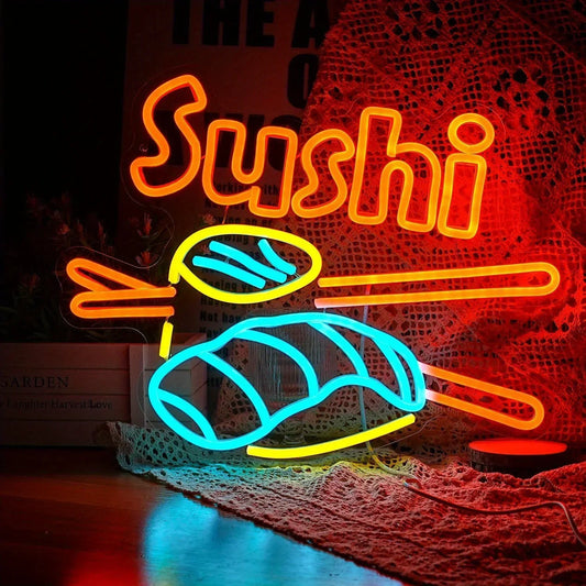 Sushi Neon Sign LED Sushi Light Sign - - led sign