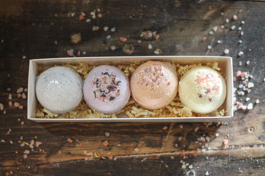 Bath Bomb Gift Sets - Small Pack of 4 - Bath Bombs