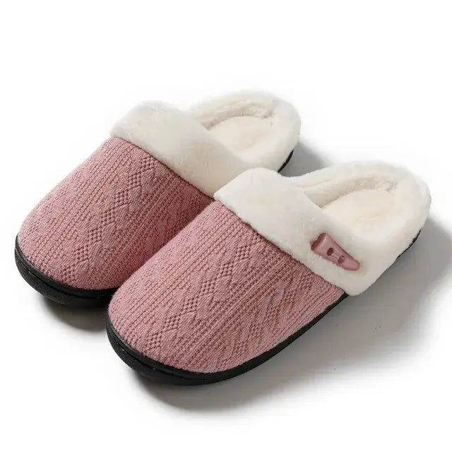Winter Furry Slippers Indoor Outdoor Fluffy Suede Kia Day Design
