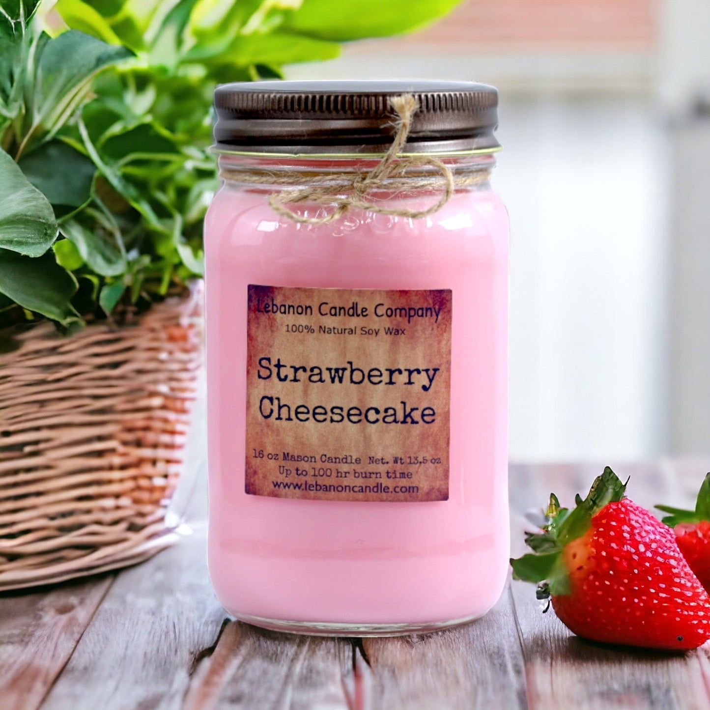 Strawberry Cheesecake Candle - - Candles & Melts
