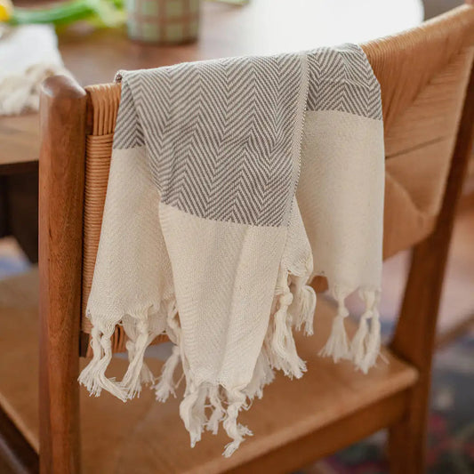Herringbone Turkish Hand Towel Kia Day Design