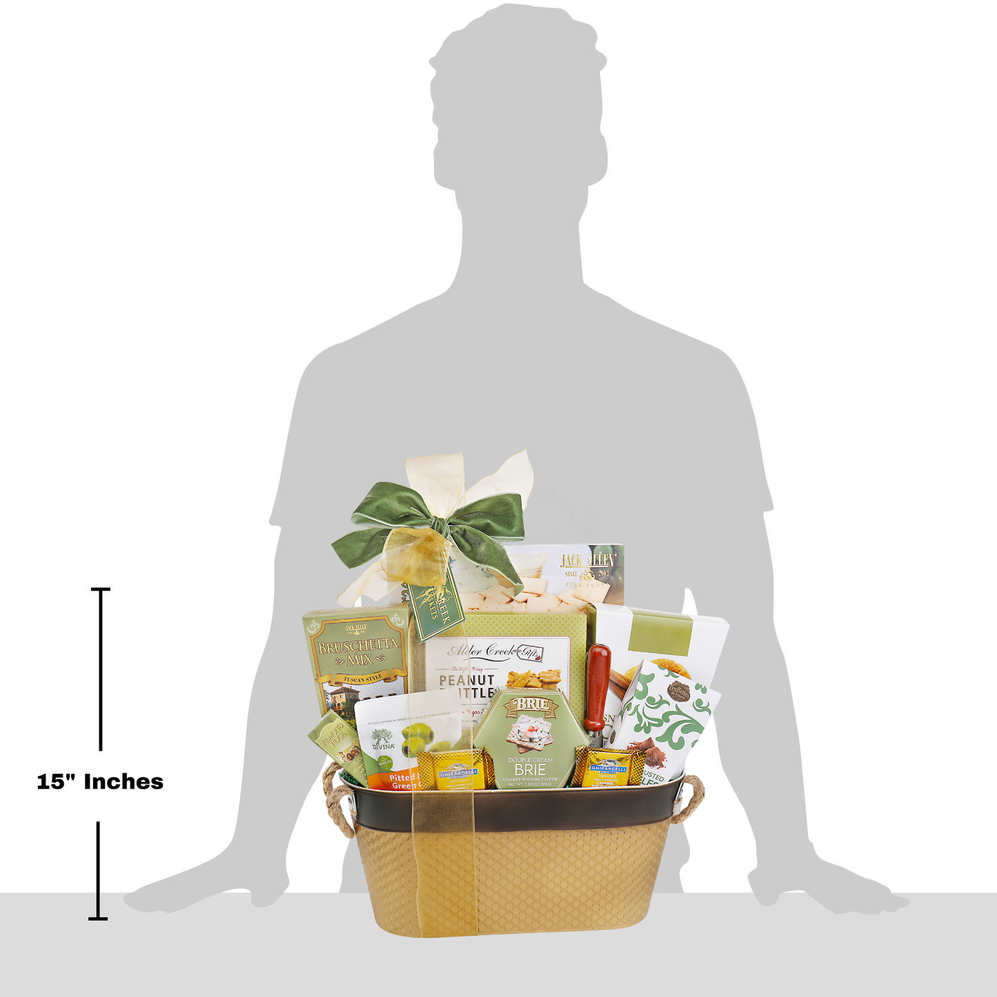 Tasteful Gourmet Gift Basket - -