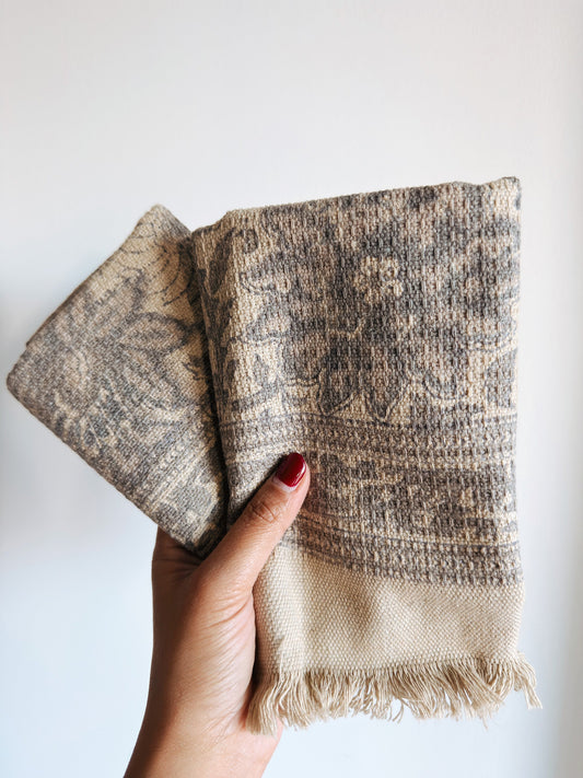 Artemis Khadi Cotton Hand Towels set of 2 - - Towel