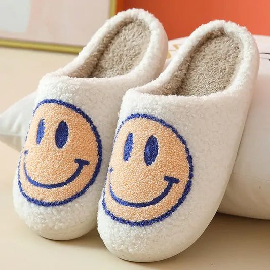 Smile Fluffy Slippers - Kia Day Design