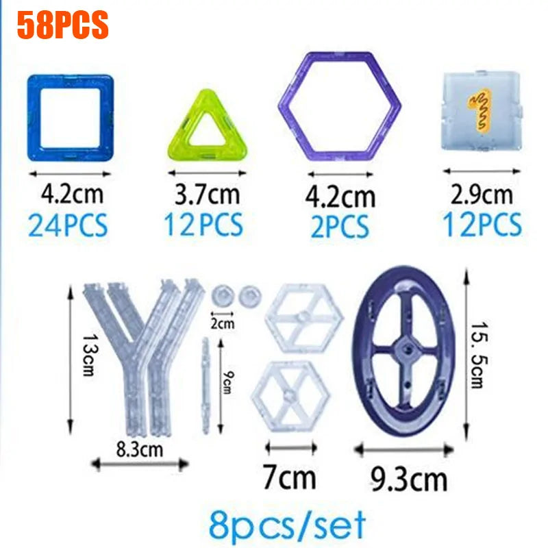Mini Magnet Toys Building Blocks Kia Day Design