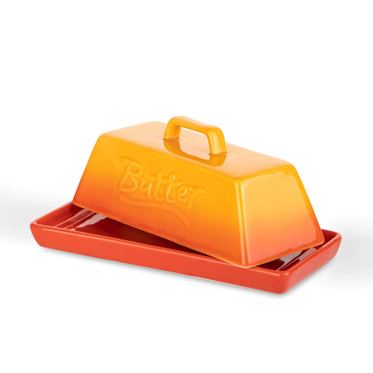 Porcelain Butter Dish with Lid - Kia Day Design