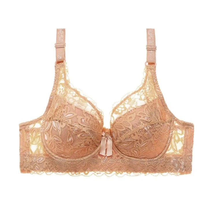 Gathered Lace Adjustable Bra - Kia Day Design