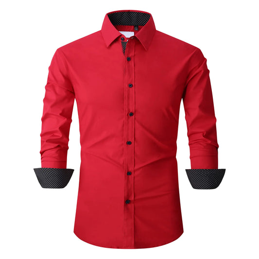 Mens Casual Button Down Shirt Long Sleeve Button up Shirts - Kia Day Design