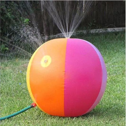 Inflatable Summer Water Sprinkler Ball for Outdoor Fun - - sprinkler toy
