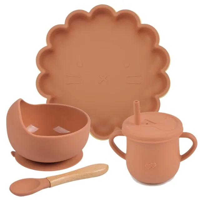 Silicone Baby Feeding Spoon Set Kia Day Design