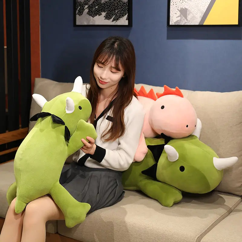 Dino Sleeping Pillow Plush Toy Kia Day Design