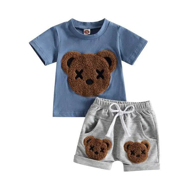 Baby Boys Bear Outfit Kia Day Design