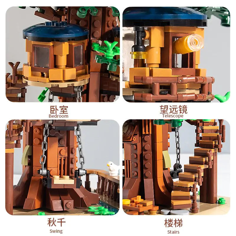 Jungle Tree House Bricks Toys Kia Day Design
