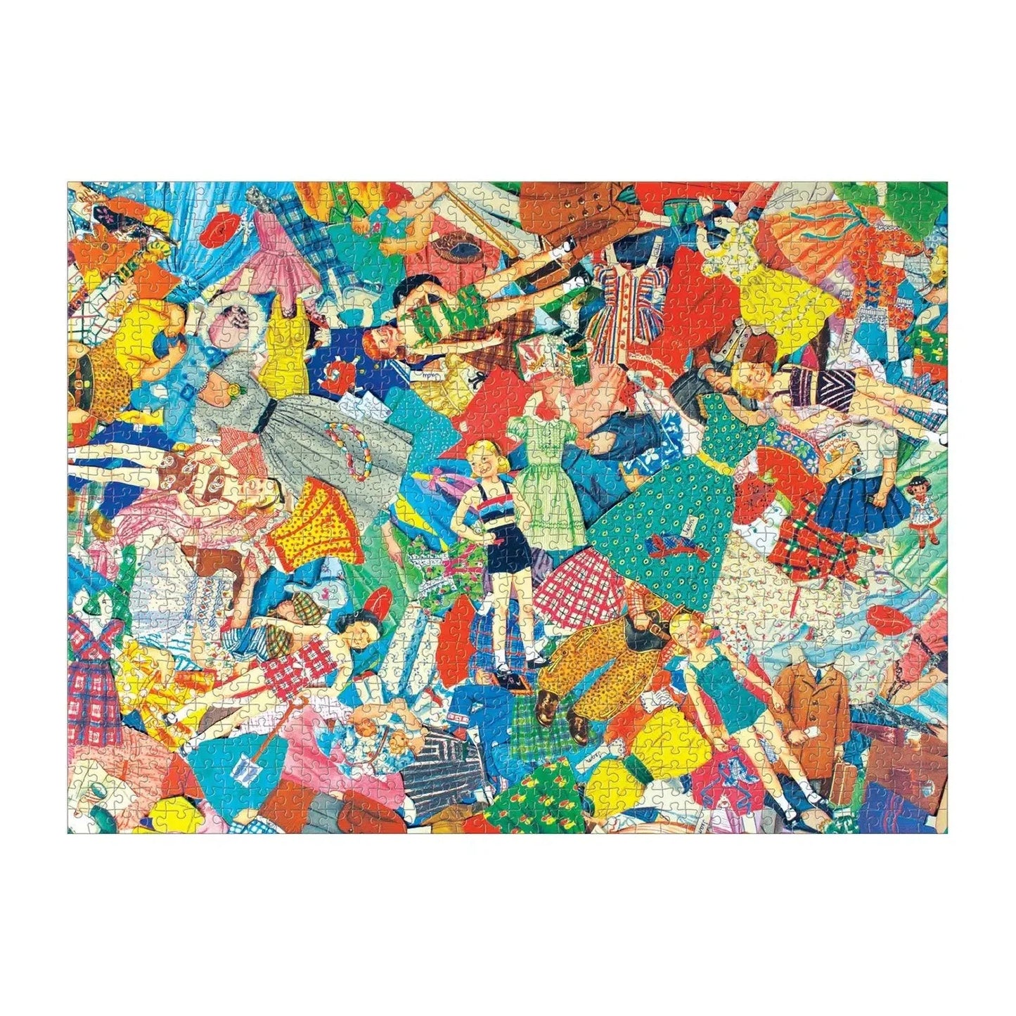 Vintage Paper Dolls 1000 Piece Jigsaw Puzzle Galison - - Jigsaw Puzzle