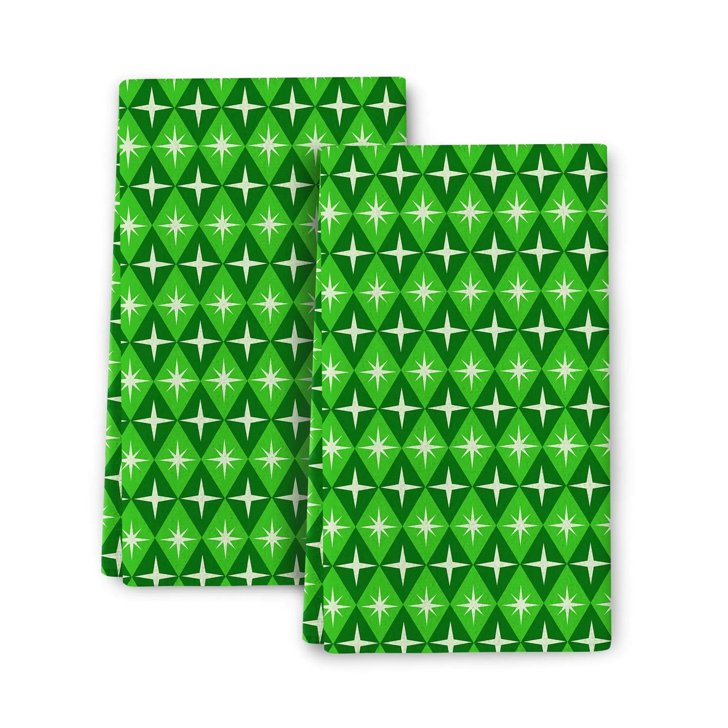Decorative Green Hand Towel Set - Kia Day Design