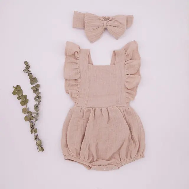 Organic Cotton Summer Baby Girl Clothes Kia Day Design